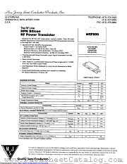 MRF899 datasheet pdf New Jersey Semiconductor