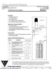 MUR3030 datasheet pdf New Jersey Semiconductor