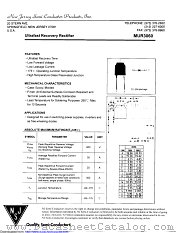 MUR3060 datasheet pdf New Jersey Semiconductor