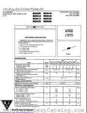 MUR460RL datasheet pdf New Jersey Semiconductor