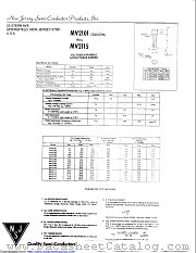 MV2111 datasheet pdf New Jersey Semiconductor
