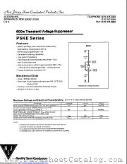 P6KEC10A datasheet pdf New Jersey Semiconductor