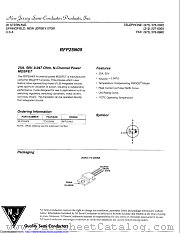 RFP25N05 datasheet pdf New Jersey Semiconductor