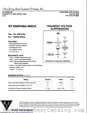 RT100KP40A datasheet pdf New Jersey Semiconductor