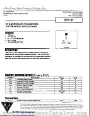 SD1127 datasheet pdf New Jersey Semiconductor
