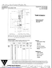 T6000 datasheet pdf New Jersey Semiconductor