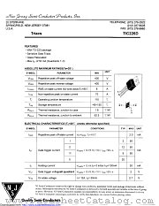 TIC226D datasheet pdf New Jersey Semiconductor