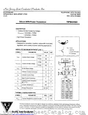 TIP563 datasheet pdf New Jersey Semiconductor