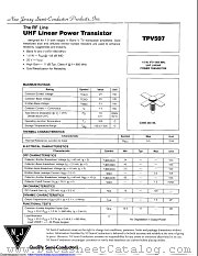 TPV597 datasheet pdf New Jersey Semiconductor
