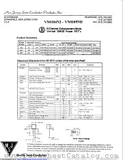VN0104N3 datasheet pdf New Jersey Semiconductor
