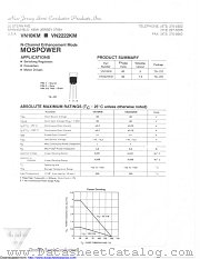 VN10KM datasheet pdf New Jersey Semiconductor
