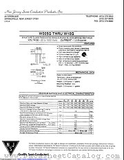 W06A datasheet pdf New Jersey Semiconductor