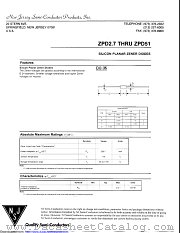 ZPD4.1 datasheet pdf New Jersey Semiconductor