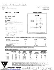 ZPU100 datasheet pdf New Jersey Semiconductor
