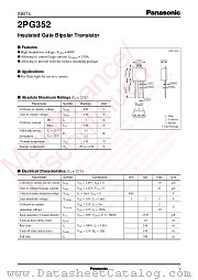 2PG352 datasheet pdf Panasonic