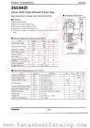 2SC4421 datasheet pdf Panasonic