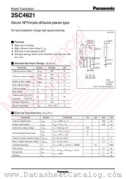 2SC4621 datasheet pdf Panasonic