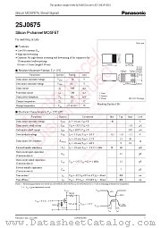 2SJ0675 datasheet pdf Panasonic