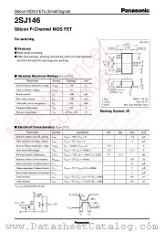 2SJ0146 datasheet pdf Panasonic