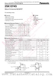 2SK1374G datasheet pdf Panasonic