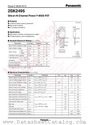 2SK2495 datasheet pdf Panasonic