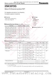2SK3372G datasheet pdf Panasonic