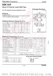 3SK0169 datasheet pdf Panasonic