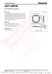 AN1149FHK datasheet pdf Panasonic