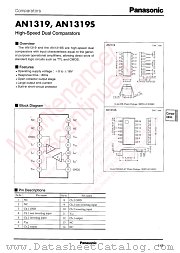 AN1319S datasheet pdf Panasonic