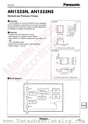 AN1555N datasheet pdf Panasonic
