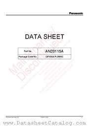 AN20115A datasheet pdf Panasonic