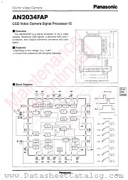 AN2034FAP datasheet pdf Panasonic