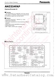 AN2254FAP datasheet pdf Panasonic