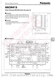 AN2441S datasheet pdf Panasonic