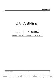 AN26102A datasheet pdf Panasonic