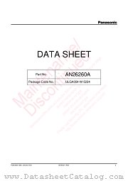 AN26260A datasheet pdf Panasonic