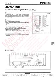 AN2661NK datasheet pdf Panasonic