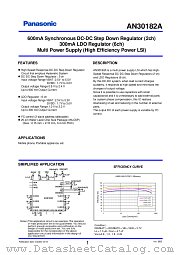AN30182A datasheet pdf Panasonic