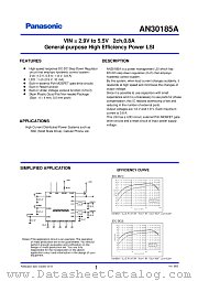 AN30185A datasheet pdf Panasonic