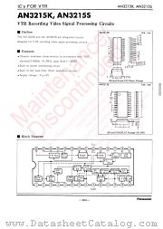AN3215K datasheet pdf Panasonic