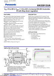 AN33012UA datasheet pdf Panasonic