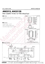 AN3313S datasheet pdf Panasonic