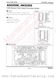 AN3320S datasheet pdf Panasonic