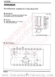 AN3362K datasheet pdf Panasonic