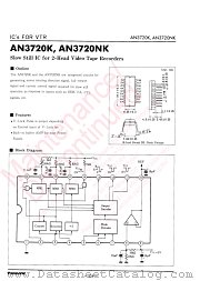 AN3720K datasheet pdf Panasonic