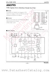 AN3795 datasheet pdf Panasonic
