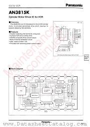 AN3815K datasheet pdf Panasonic