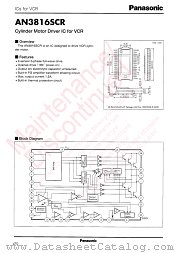 AN3816SCR datasheet pdf Panasonic