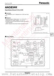 AN3834K datasheet pdf Panasonic