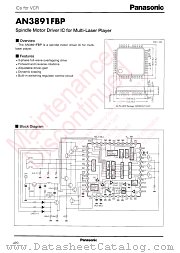 AN3891FBP datasheet pdf Panasonic